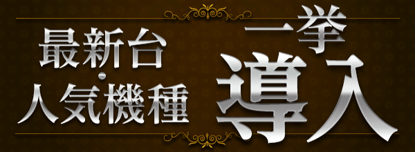 最新機種・人気機種一挙導入