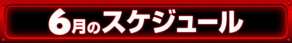 6月のスケジュール